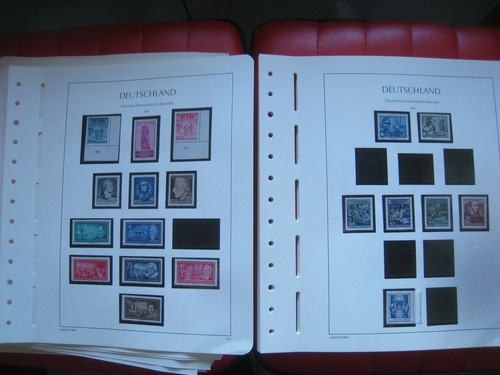 Leuchtturm Vordrucke DDR 1949 - 1959 - Briefmarken DDR 1955-1959 ** Postfrisch - Bild 6 von 16