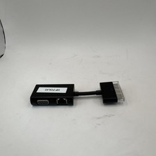 HP Ethernet VGA Dock Expansion Connector P/N 762738-002 Black