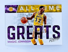 2016-17 Panini Prestige Magic Johnson ALL-TIME GREATS Insert #7 Lakers HOF