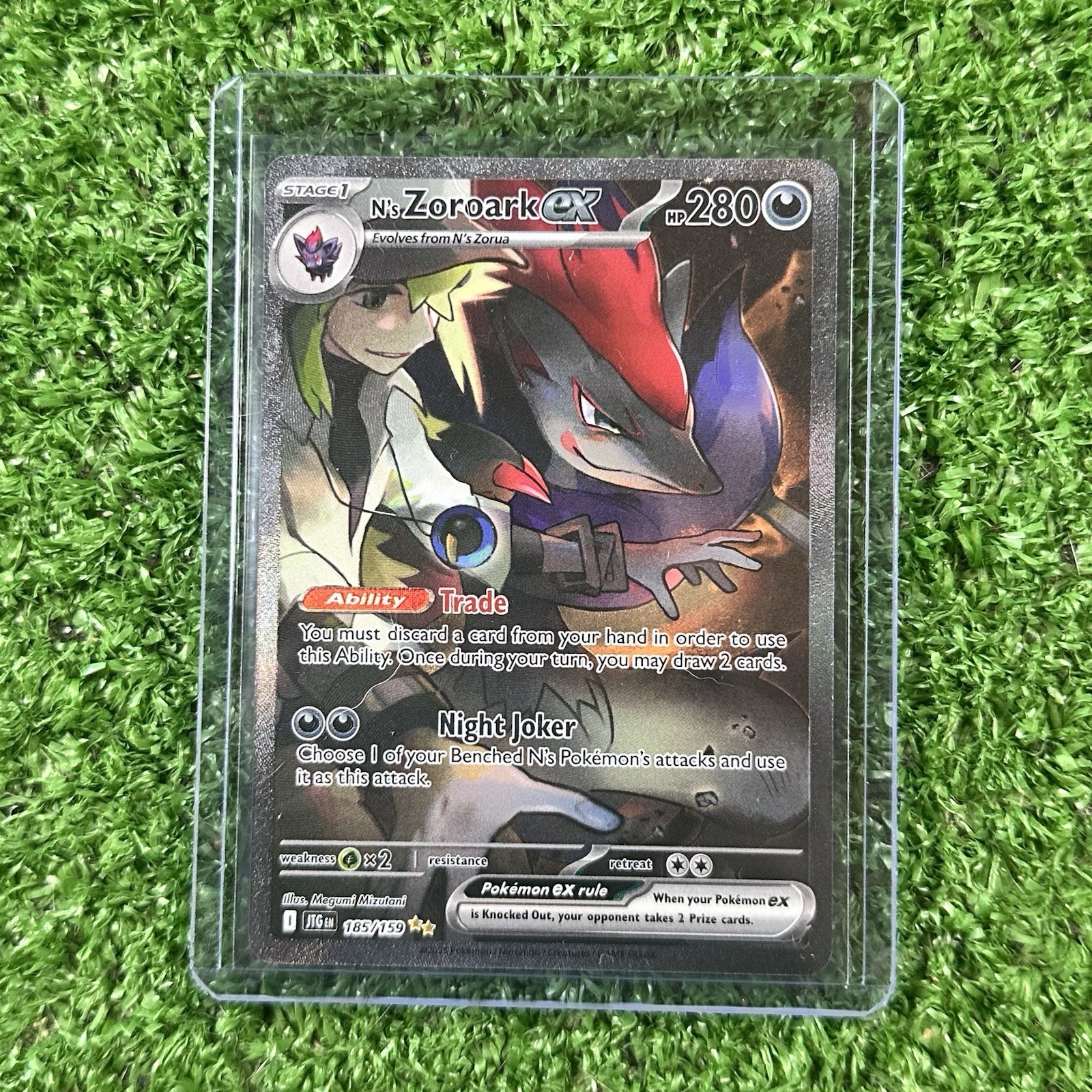 Pokémon TCG N's Zoroark EX JTG 185/159
