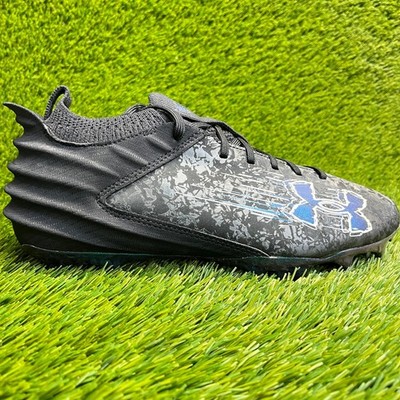 Under Armour Blur Smoke Suede 2.0 MC Mens Size 8 Gray Black Blue Football Cleats