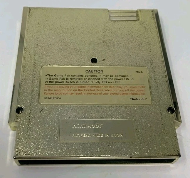 The Legend of Zelda – Nintendo NES Gold Cartridge (3 Screws, 1986, Tested) - Image 2 of 2
