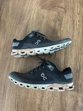 ON Cloud Cloudflow Running Shoes Rock Rose Gray Pink Sneakers White Athletic