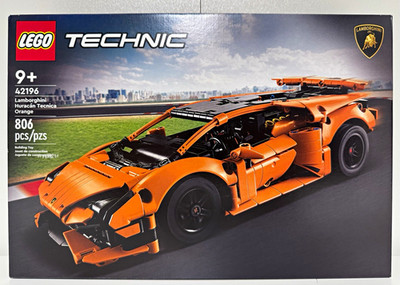 LEGO Technic Lamborghini Huracán Tecnica Orange 42196 806 pcs. SEALED SET. 