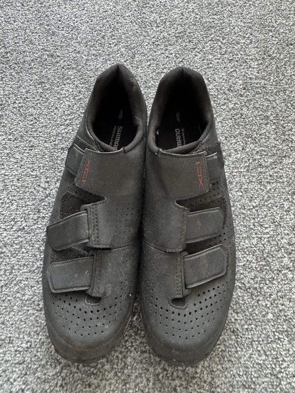 Shimano XC1 SH-XC100 SPD Black Cycling Shoes 45