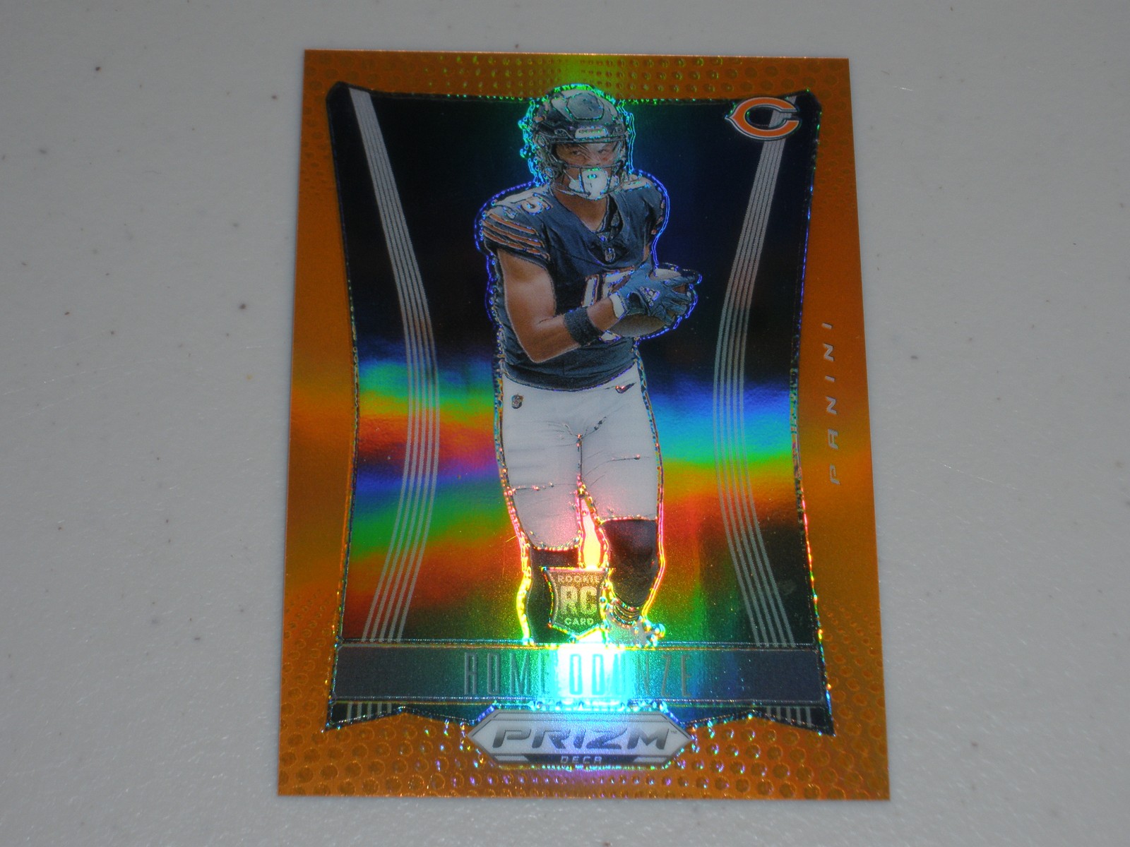 2024 Panini Prizm Deca Orange Prizm #53 Rome Odunze 06/49 Rookie RC