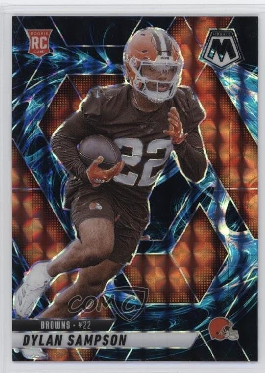 2025 Panini Mosaic Rookies Genesis Mosaic Prizm Dylan Sampson #355 04qn