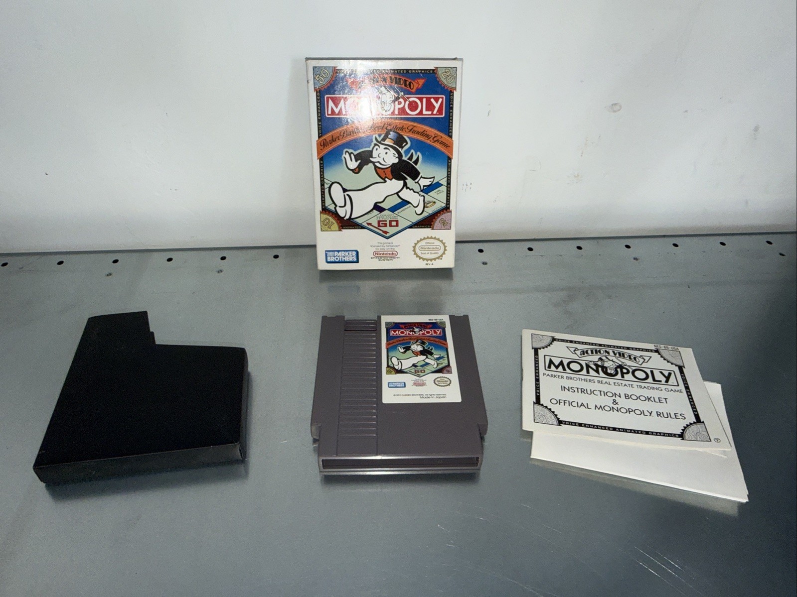 Monopoly (Nintendo Entertainment System, NES) Cib Complete - Tested - READ