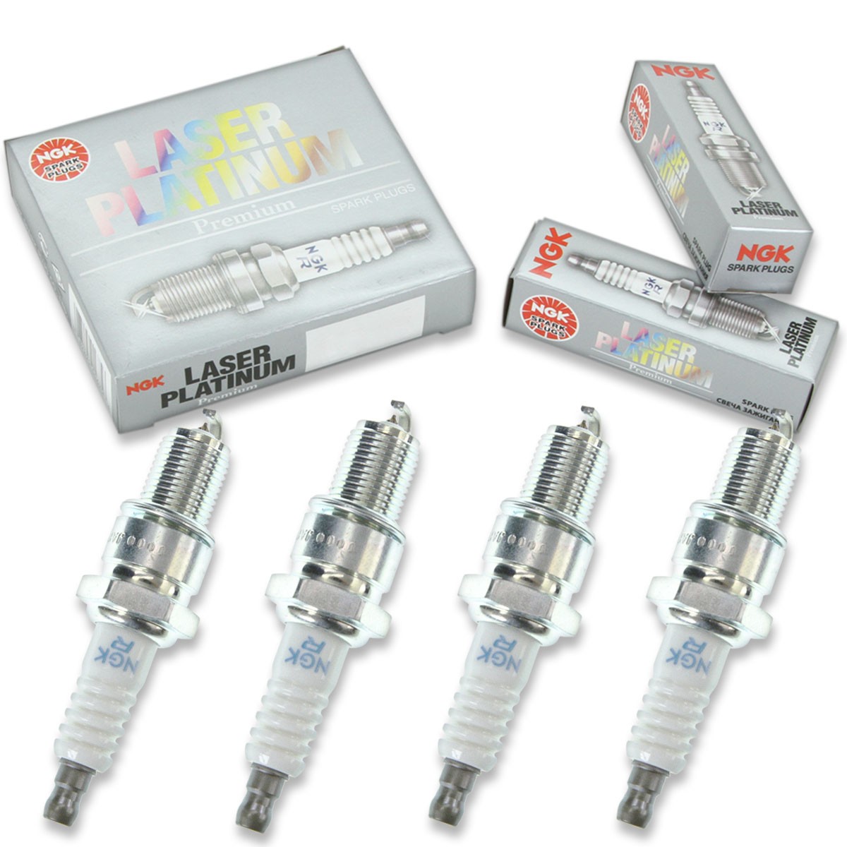 4 pc NGK Laser Platinum Spark Plugs for 1982-1985 Chrysler Town  Country po