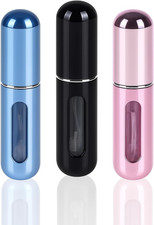 Mini Refillable Perfume Atomizer 5Ml – Travel-Size Spray Bottle for Fragrance, E