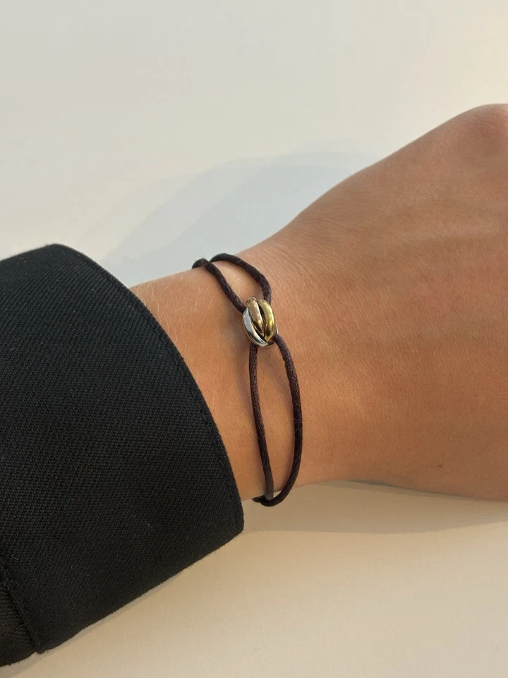 Trinity Armband Bracelet Rope Unisex Tricolor - Bild 2 von 3