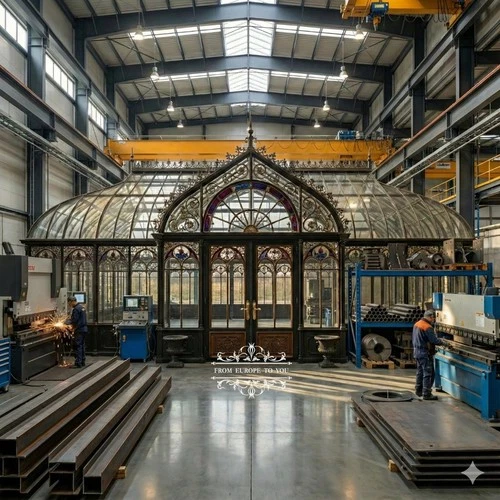 THE GRAND MARQUIS STEEL AND GLASS CONSERVATORY STRUCTURE - GMP1