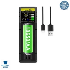 Universal 18650 & AA/AAA Lithium & NiMH Battery Charger