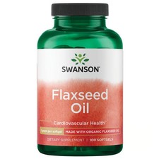 Swanson Flaxseed Oil Omegatru 1,000 mg 100 Softgels