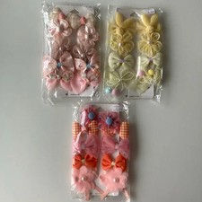 Flower/Ribbon Children's Hairpin Set New Unopened