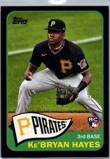 2021 Topps #T65-40 Ke'Bryan Hayes 1965 Topps Redux Black #/25