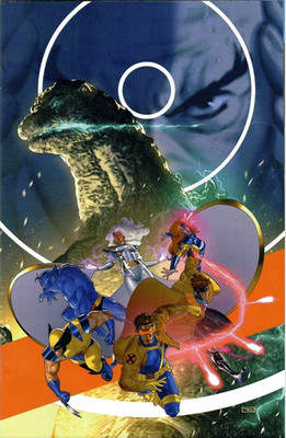 Godzilla vs X-Men #1 1:100 Taurin Clarke Virgin Variant Marvel Comic NM+