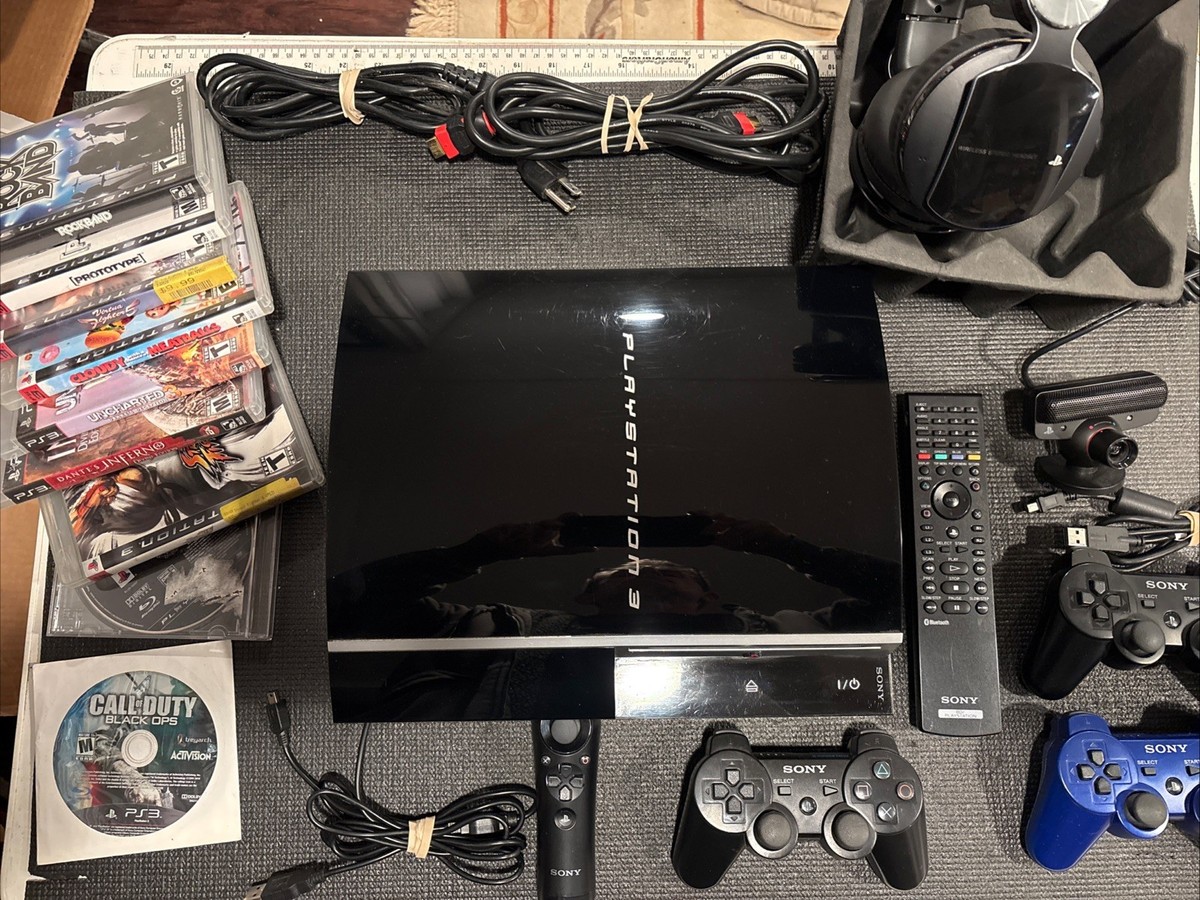 Sony PlayStation 3 160GB Clean Working Bundle, Plays PS1 & 3 Games