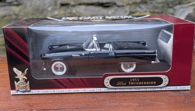 Road Signature 1:18 Ford Thunderbird Hardtop 1955 schwarz - Deluxe Edition