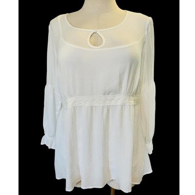New but Damaged Torrid Outlander Sheer Time Traveler Tunic Shirt Plus Size 2