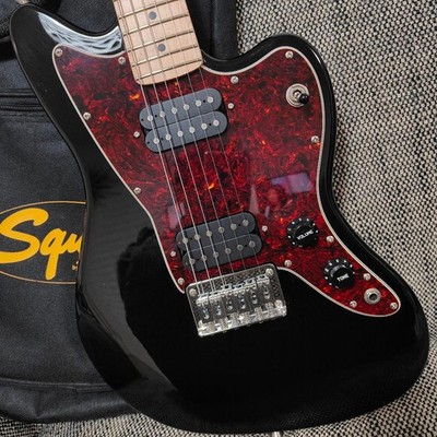 Squier by Fender Mini Jazzmaster Gitarre 24 im Short Scale Modell Vintage Look