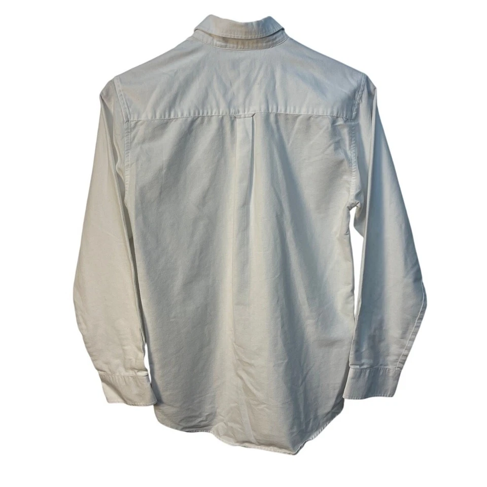 Camisa Oxford NAUTICA Niños Sólida Manga Larga Color Blanco Talla 18 Foto 2 de 4