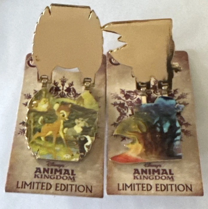 Disney Animal Kingdom LE 2000 Magical Menagerie Snowy Owl & Dove Rare NEW Pins