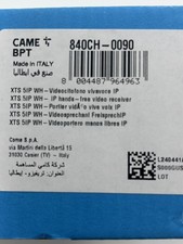 Videocitofono Vivavoce Ip CAME BPT XTS 5IP WH 840CH-0090