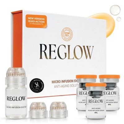 ReGlow Micro Infusion System for Face   300% Deeper Absorption with 24K Gold ...