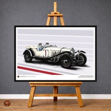 Mercedes-Benz Fine Art Print - 1927 ADAC Nürburgring - Motorsport Wall Decor