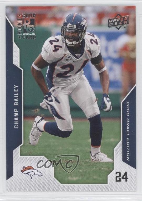 2008 Upper Deck Draft Edition Champ Bailey #134 HOF 0f4