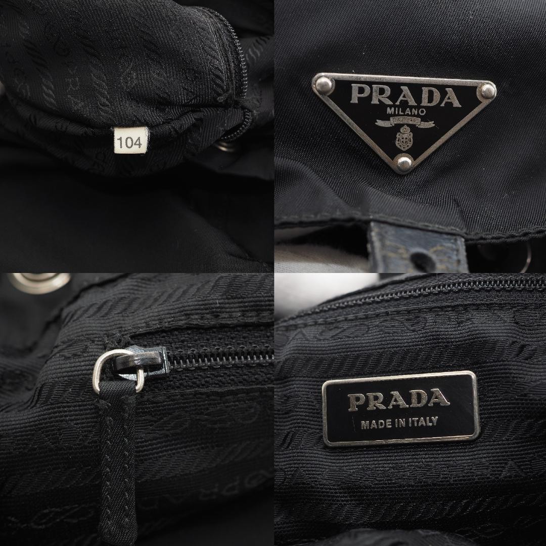 PRADA Nylon Backpack Black Authentic Lightweight … - image 16