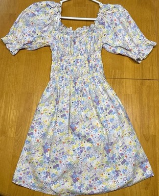 Women's Levi s Floral Print Dress With Puffy Sleeves Size XS
