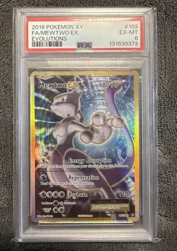 Mewtwo-EX graded PSA 6 for sale on eBay