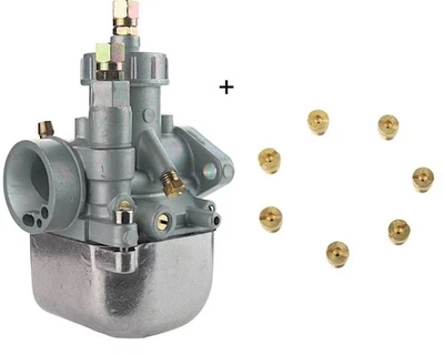 MARKENLOS Set Vergaser 16N1-11 mit Hauptdüsen Set für Simson S51, S50, S70 Enduro