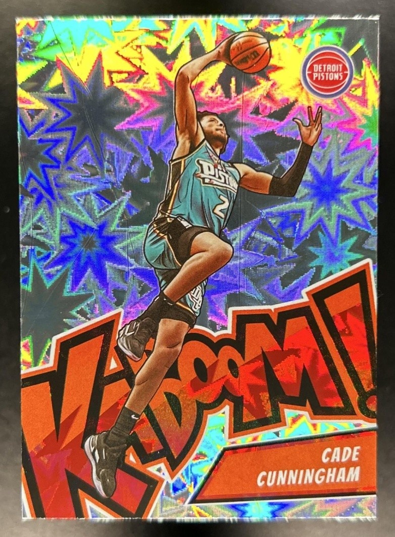 2022-23 Panini Crown Royale Cade Cunningham Kaboom SSP #10 Pistons