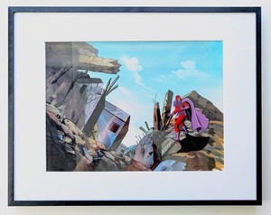 X-Men Animated Series Original Cel Framed w Background - Magneto