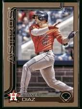 2025 Topps #299 Yainer Diaz Gold #/2025