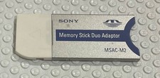 Sony Memory Stick Duo Adaptor MSAC-M2 Original Used Condition