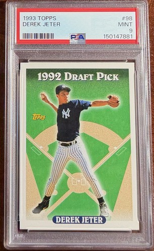1993 Topps  Derek Jeter Rookie🚨PSA 9💥MINT💎Yankees🏆JUST GRADED🔥Iconic⚾️