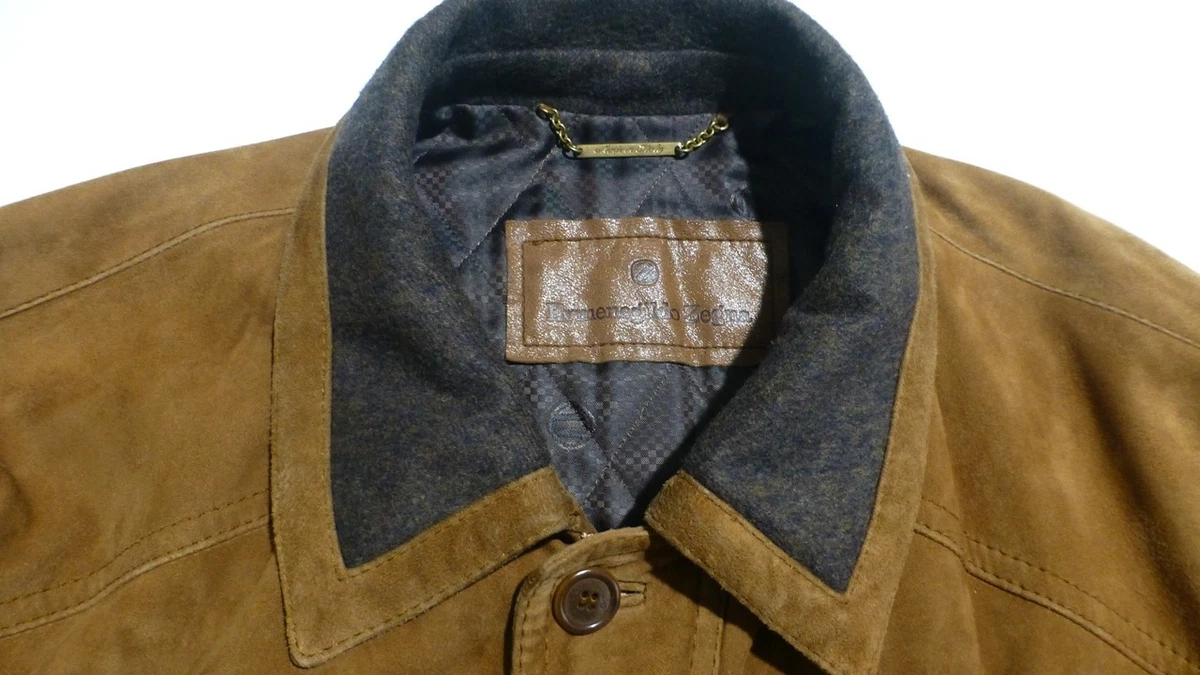 Ermenegildo Zegna Coat Leather Outer Shell Coats, Jackets & Vests
