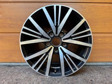 1x Alufelge 16 Zoll 6.5" 5x112 46ET Glanz Schwarz 5G0601025CD VW Golf VII I
