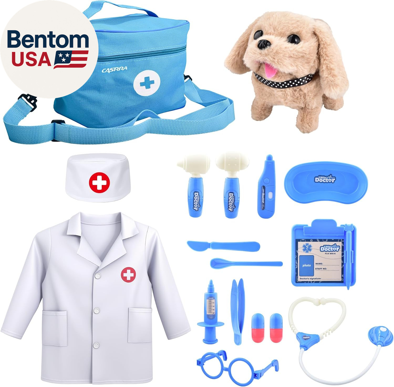 Toddler Girl Dog Puppy Vet Kit Kids