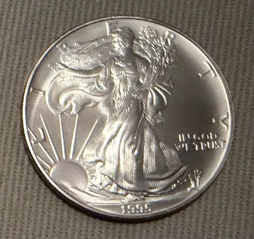 1995 American Silver Eagle 1 Troy Oz .999 Fine Silver