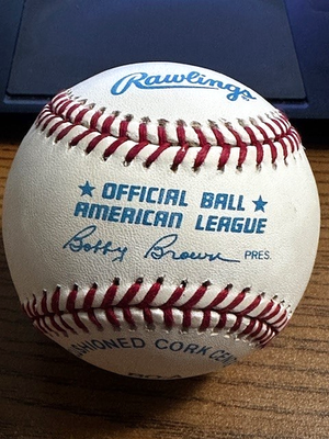 NOLAN RYAN 2 SIGNED AUTOGRAPHED OAL BASEBALL! Astros, Mets