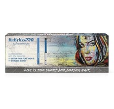 Babyliss Flat Iron 1   / 1  Curling wand Combo , Limited Edition