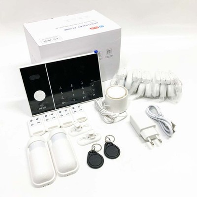 Clouree 4G Smart Home Security Alarm Kit, WiFi Home Alarm System mit Sirene,