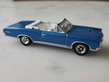 Greenlight 1967 Pontiac GTO Convertible Blue 1:64 Scale Diecast 