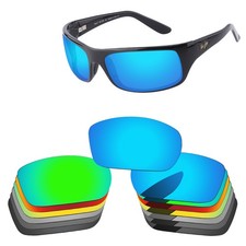 Lenslog Polarized Replacement Lenses For-Maui Jim Peahi MJ202 Options