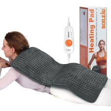 Electric Heating Pad for Back Pain and Period Cramps Relief, 17"x33" Extra La...